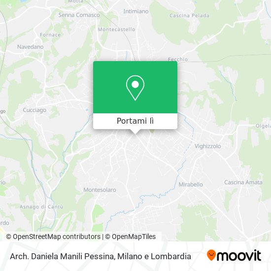 Mappa Arch. Daniela Manili Pessina