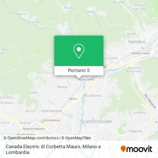 Mappa Canada Electric di Corbetta Mauro