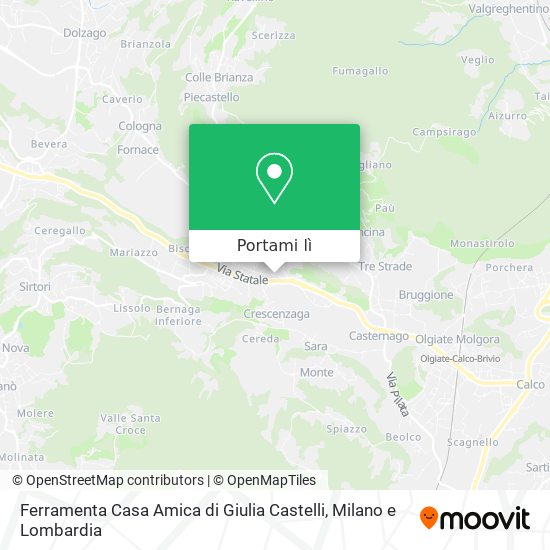 Mappa Ferramenta Casa Amica di Giulia Castelli