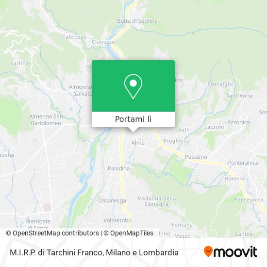 Mappa M.I.R.P. di Tarchini Franco