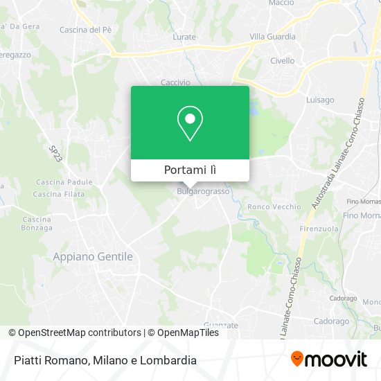 Mappa Piatti Romano