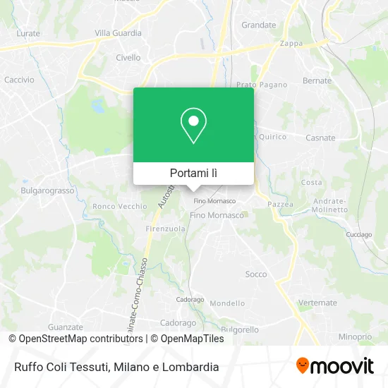 Mappa Ruffo Coli Tessuti