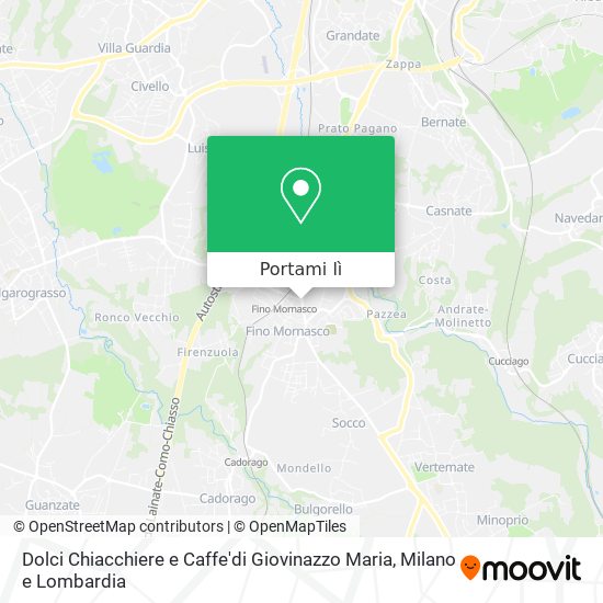 Mappa Dolci Chiacchiere e Caffe'di Giovinazzo Maria