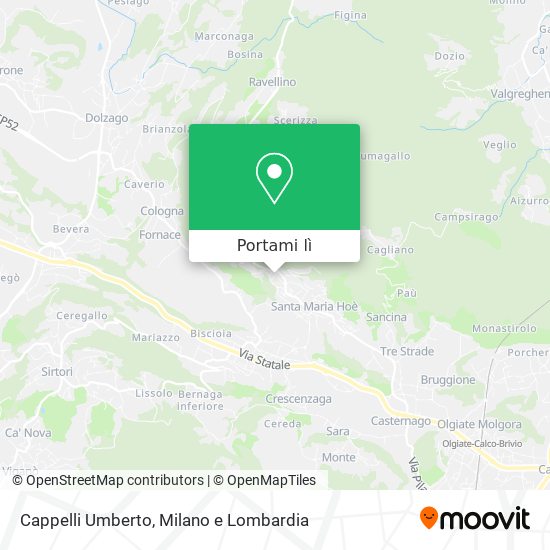 Mappa Cappelli Umberto