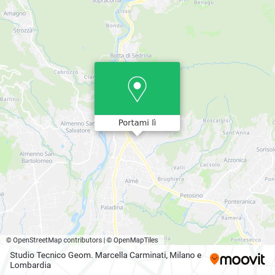 Mappa Studio Tecnico Geom. Marcella Carminati