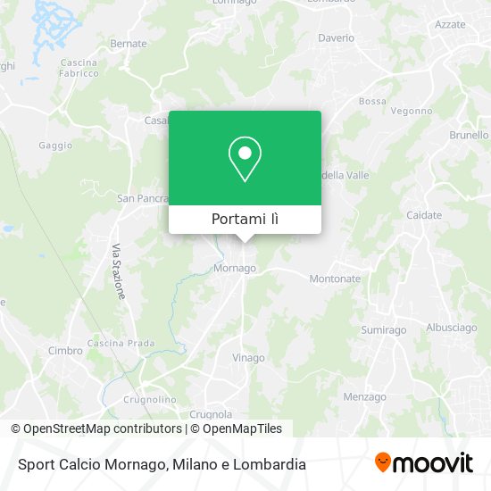 Mappa Sport Calcio Mornago