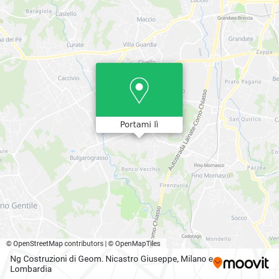 Mappa Ng Costruzioni di Geom. Nicastro Giuseppe