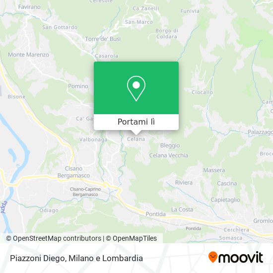 Mappa Piazzoni Diego