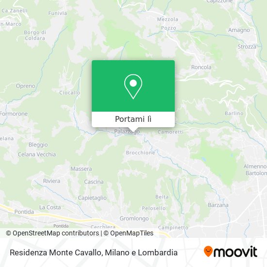 Mappa Residenza Monte Cavallo