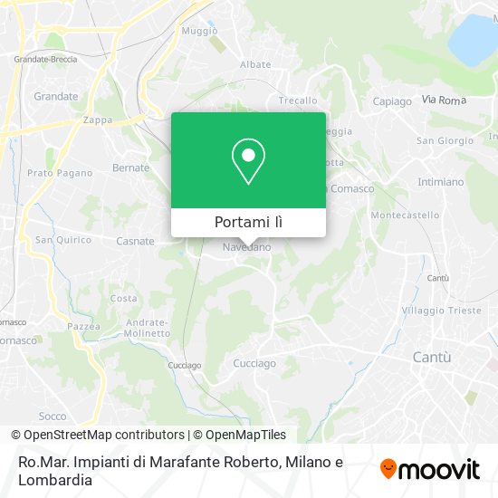 Mappa Ro.Mar. Impianti di Marafante Roberto