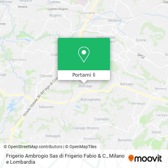 Mappa Frigerio Ambrogio Sas di Frigerio Fabio & C.