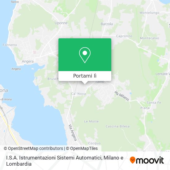 Mappa I.S.A. Istrumentazioni Sistemi Automatici
