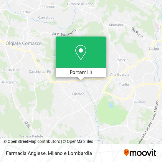 Mappa Farmacia Anglese
