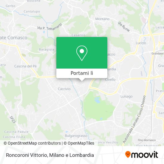 Mappa Roncoroni Vittorio