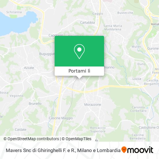 Mappa Mavers Snc di Ghiringhelli F. e R.