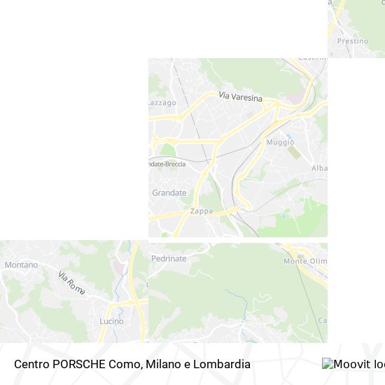 Mappa Centro PORSCHE Como