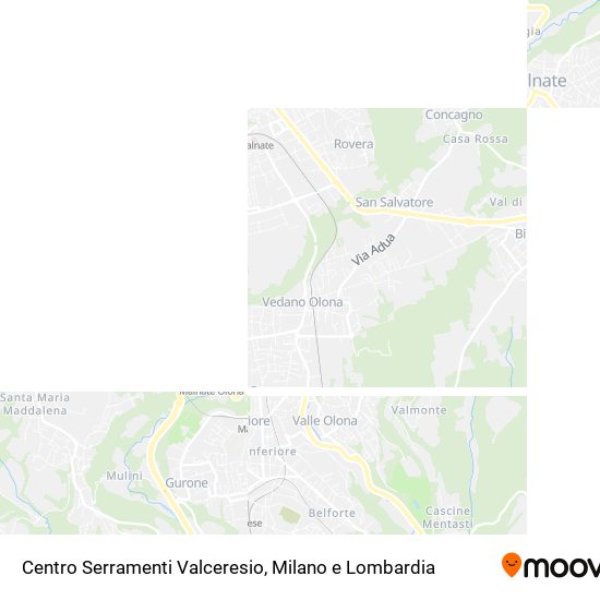 Mappa Centro Serramenti Valceresio