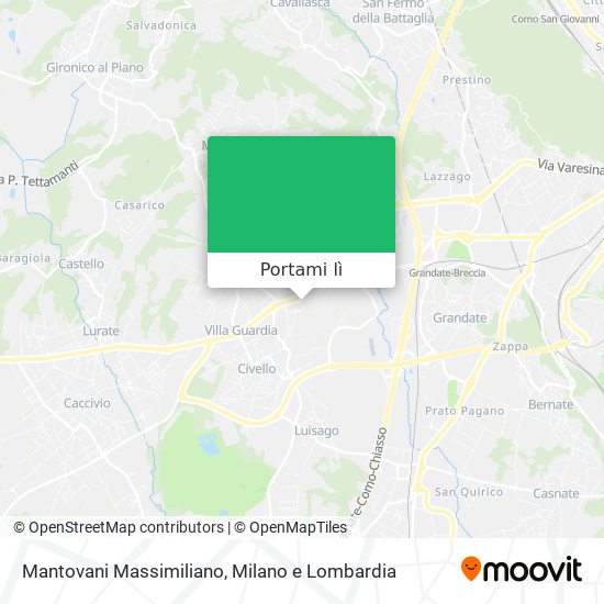 Mappa Mantovani Massimiliano