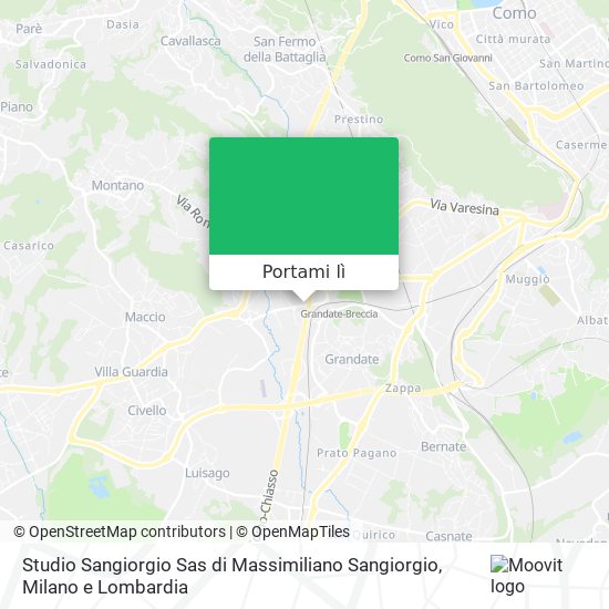 Mappa Studio Sangiorgio Sas di Massimiliano Sangiorgio