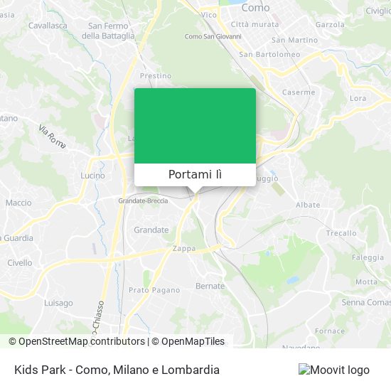 Mappa Kids Park - Como