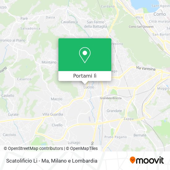 Mappa Scatolificio Li - Ma