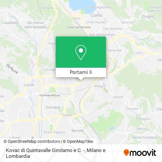 Mappa Kovac di Quintavalle Girolamo e C. -