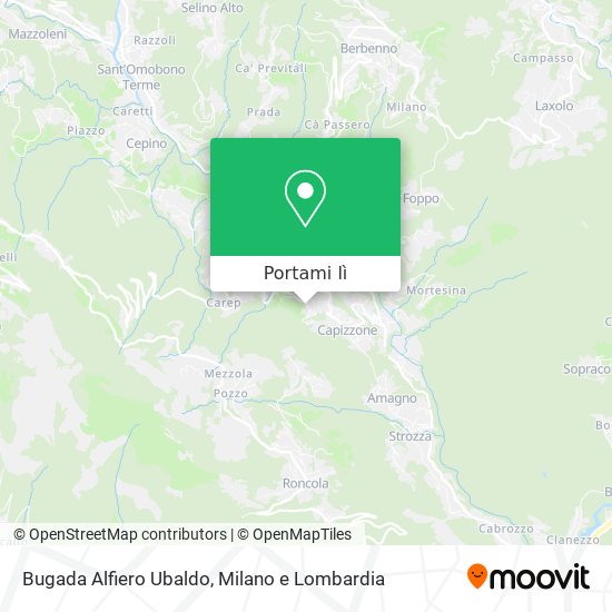 Mappa Bugada Alfiero Ubaldo