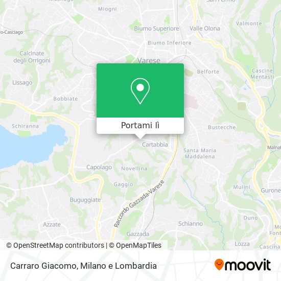 Mappa Carraro Giacomo