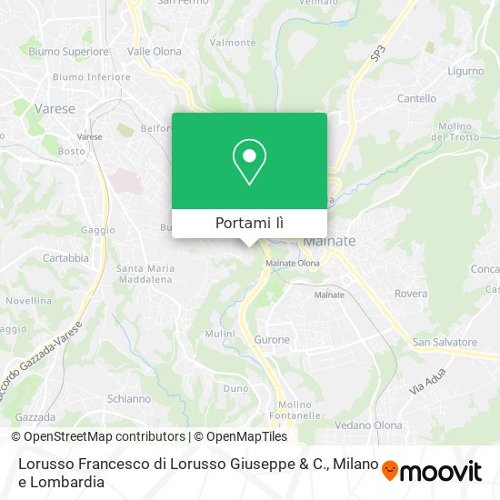 Mappa Lorusso Francesco di Lorusso Giuseppe & C.