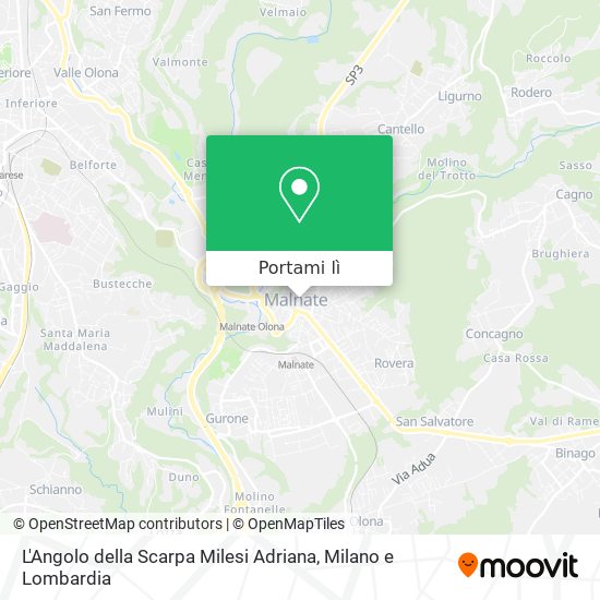 Mappa L'Angolo della Scarpa Milesi Adriana