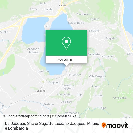 Mappa Da Jacques Snc di Segatto Luciano Jacques