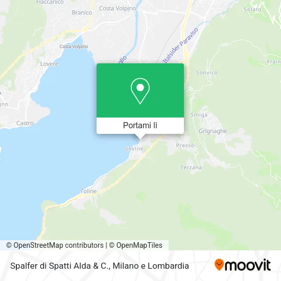 Mappa Spalfer di Spatti Alda & C.