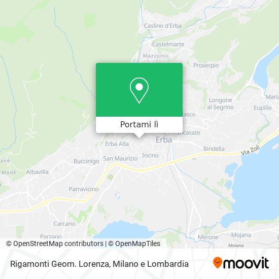 Mappa Rigamonti Geom. Lorenza