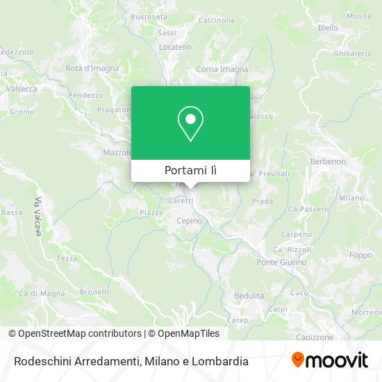 Mappa Rodeschini Arredamenti