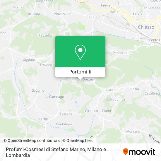 Mappa Profumi-Cosmesi di Stefano Marino
