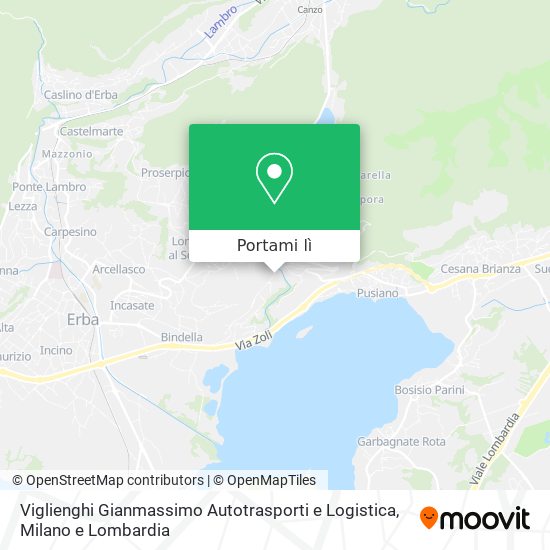 Mappa Viglienghi Gianmassimo Autotrasporti e Logistica