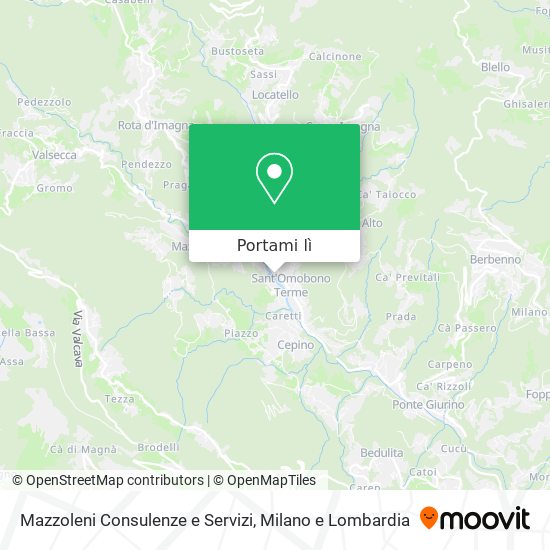 Mappa Mazzoleni Consulenze e Servizi
