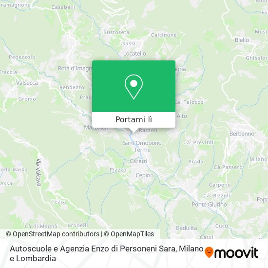 Mappa Autoscuole e Agenzia Enzo di Personeni Sara