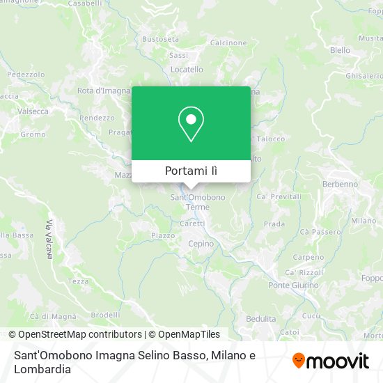 Mappa Sant'Omobono Imagna Selino Basso