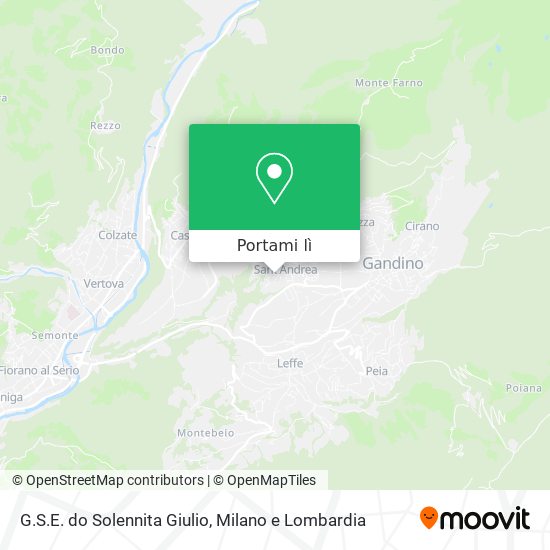 Mappa G.S.E. do Solennita Giulio