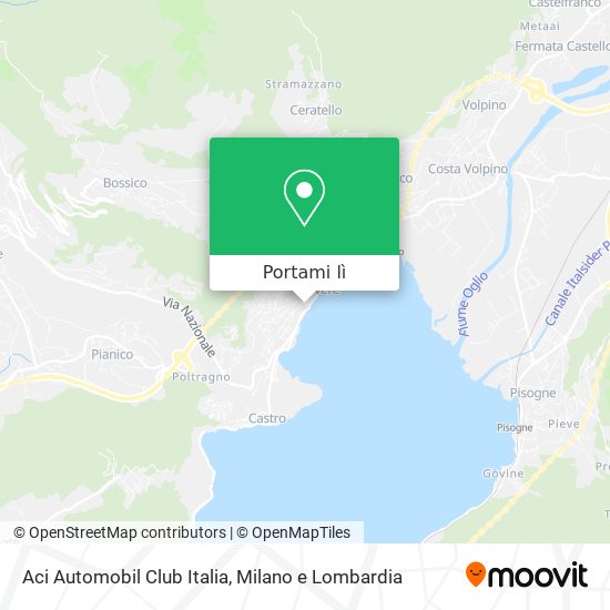 Mappa Aci Automobil Club Italia