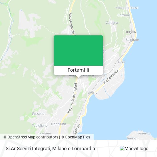 Mappa Si.Ar Servizi Integrati