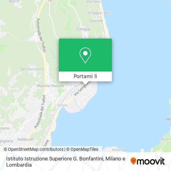 Mappa Istituto Istruzione Superiore G. Bonfantini