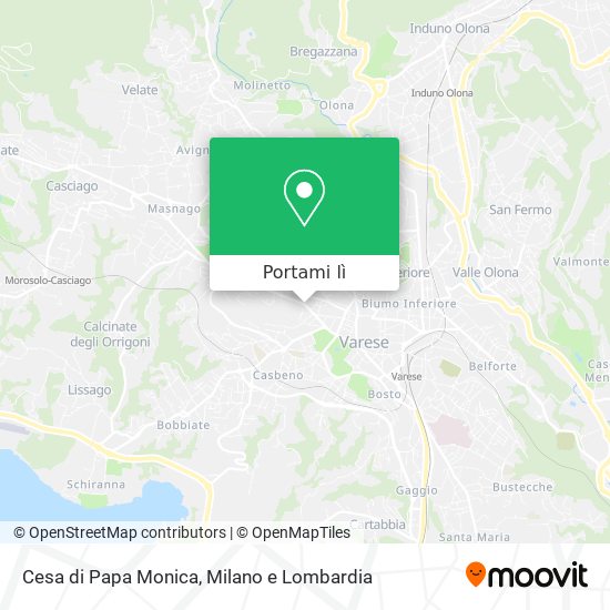 Mappa Cesa di Papa Monica