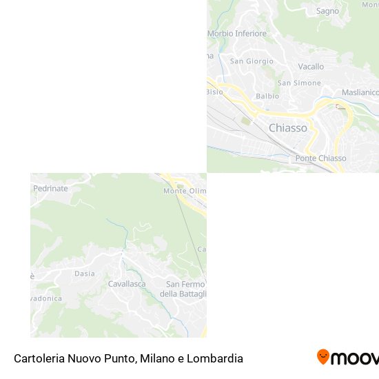 Mappa Cartoleria Nuovo Punto