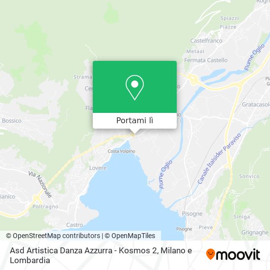 Mappa Asd Artistica Danza Azzurra - Kosmos 2