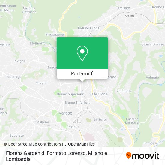Mappa Florenz Garden di Formato Lorenzo