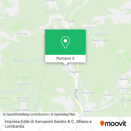 Mappa Impresa Edile di Gervasoni Sandro & C.