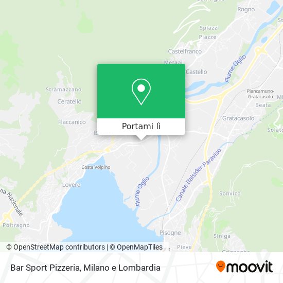 Mappa Bar Sport Pizzeria