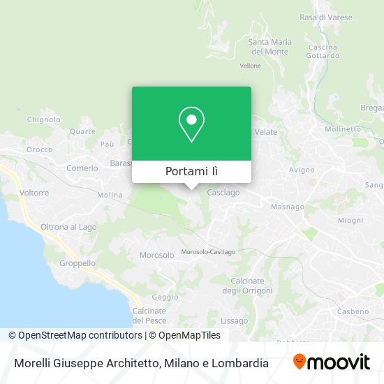 Mappa Morelli Giuseppe Architetto